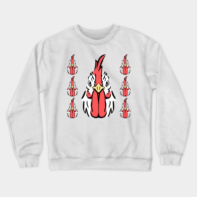 Cock Crewneck Sweatshirt by Simo0455